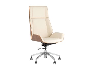 Кресло руководителя TopChairs Crown SN, бежевый