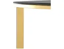 Консоль Stool Group АЛЬБА 115х30 Стекло черное/Сталь золото арт. 1599463