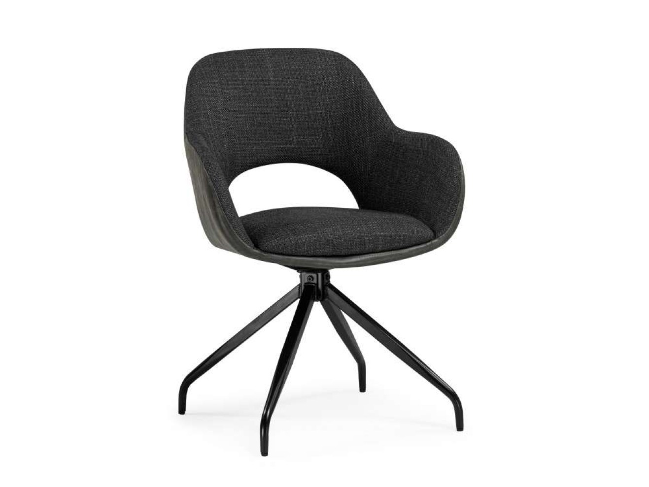 Memfis graphite / black Стул на металлокаркасе