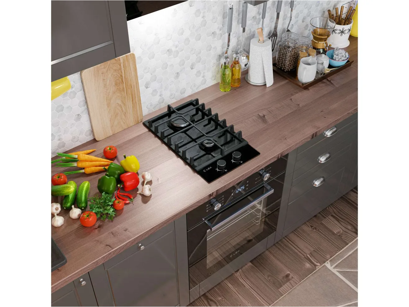 LEX GVG 321 BL газовая панель арт. 1526345