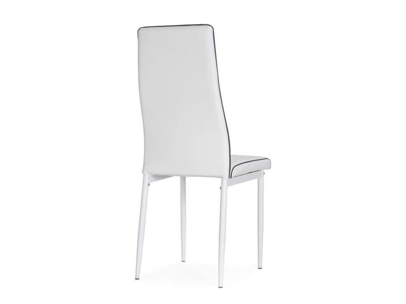 на металлокаркасе DC2-001 white / black Стул на металлокаркасе