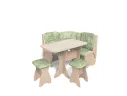 Кухонный набор Нарцисс / Ясень светлый / Велюр Мохито арт. 262005