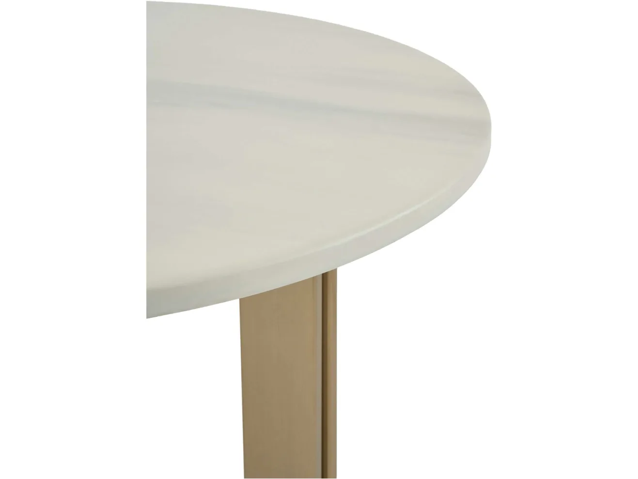 Стол журнальный STOOL GROUP Кассия 60*60 Светлая керамика, сталь шампань арт. 1568371