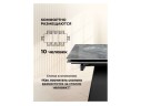 Хорсборо 140(200)х80х79 оробико / черный Керамический стол