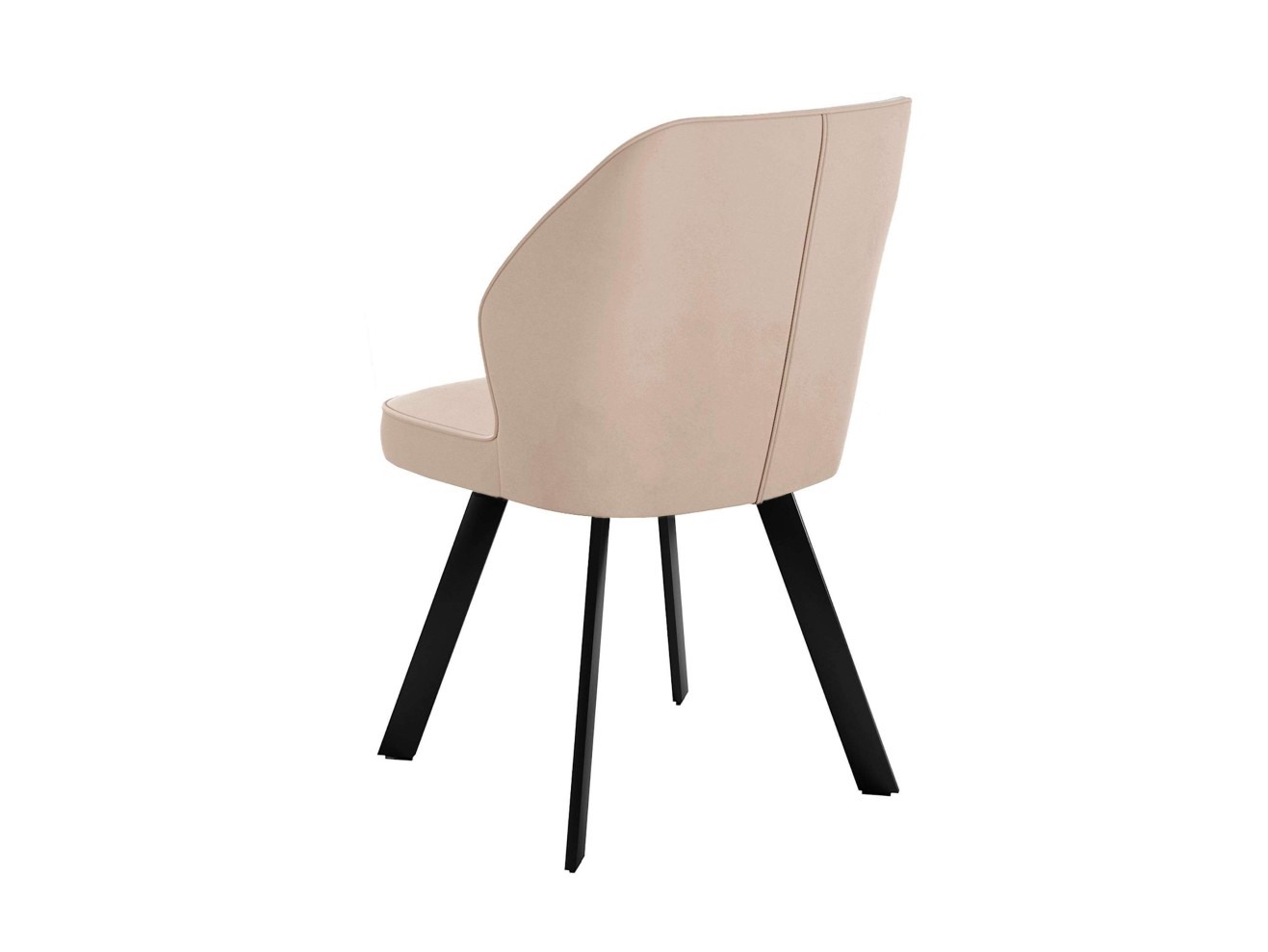 Стул DikLine 232M поворотный B03 BEIGE, ножки черные