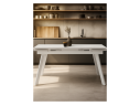 Норман 140 (200) х 80 белый мрамор alpin white / snow white / белый Керамический стол