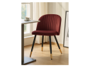 Gabi wine red / black Стул на металлокаркасе
