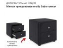 Мягкая кровать Elda 900 темная с ортопедическим основанием арт. 846175