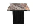 Стол DikLine EKD160, Керамика Venetian Brown Light глянец (К4), опоры черные (2 уп.) арт. 1351887