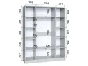 Шкаф Ларс 4-х створчатый 1600 арт. Цб-00027035