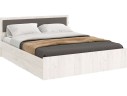 Фиеста NEW Кровать 160 (Крафт белый, Графит) арт. 992035