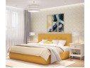Мягкая кровать Selesta 1400 желтая с ортопед.основанием арт. 657843