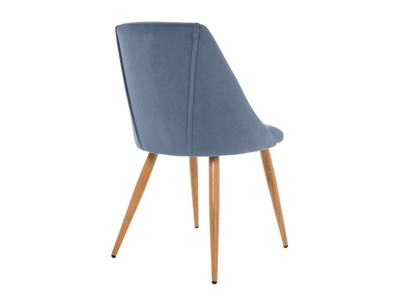 Morgan blue / wood Стул на металлокаркасе