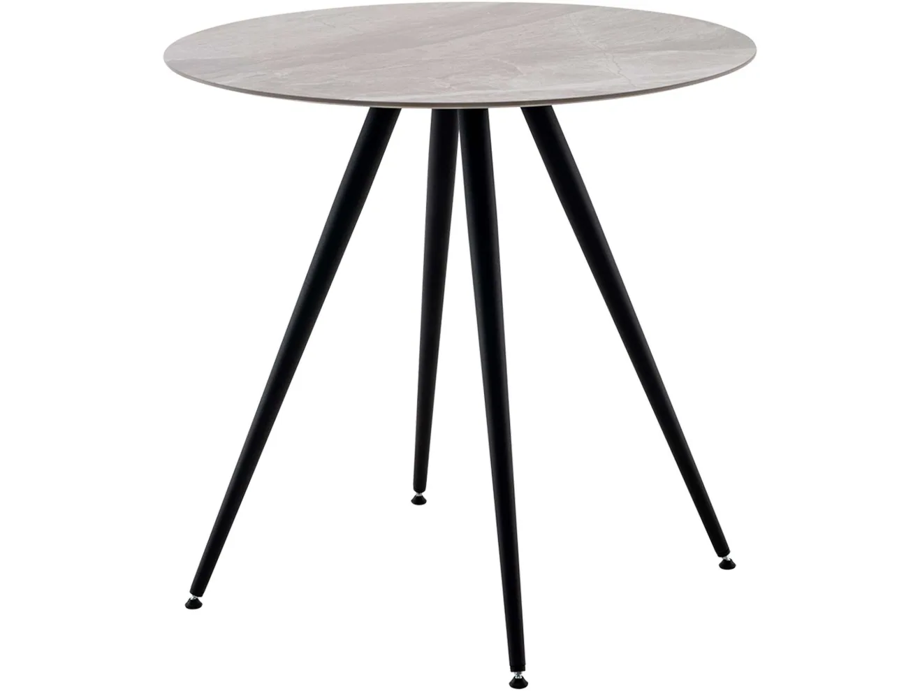 Стол обеденный STOOL GROUP Ники круглый керамика 800 Italian light grey арт. 1568265