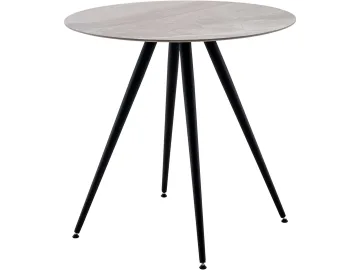 Стол обеденный STOOL GROUP Ники круглый керамика 800 Italian light grey