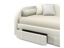 Мягкая кровать Elda 900 беж с ортопедическим основанием и матрасом PROMO B COCOS арт. 867903