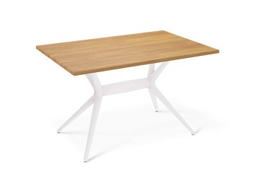 Стол Sheffilton SHT-TU30-2/TT46 120/80 Белый/дуб