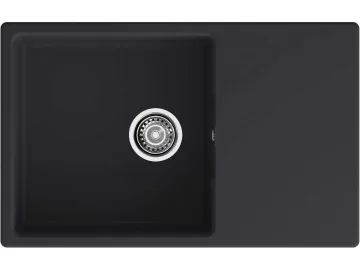 Мойка 780 GF-Urban 678L 1-чаша+крыло 780*490 черный