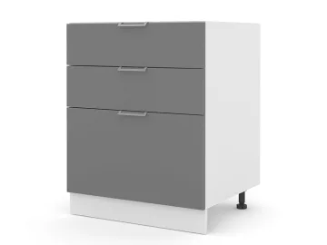 Шкаф напольный Каталея с 3-мя ящиками 600х820х476