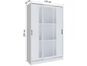 Шкаф-купе Стиль-2 1400 белый арт. 1215031