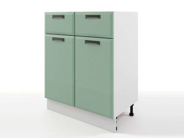 Шкаф напольный Призма с 2-мя ящиками и дверцами 600х820х476