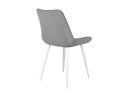 Стул DikLine 226 поворотный B22 GREY, ножки белые