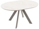Стол STOOL GROUP Миндель круглый D100 керамика Белый глянец/Латте арт. 1568331