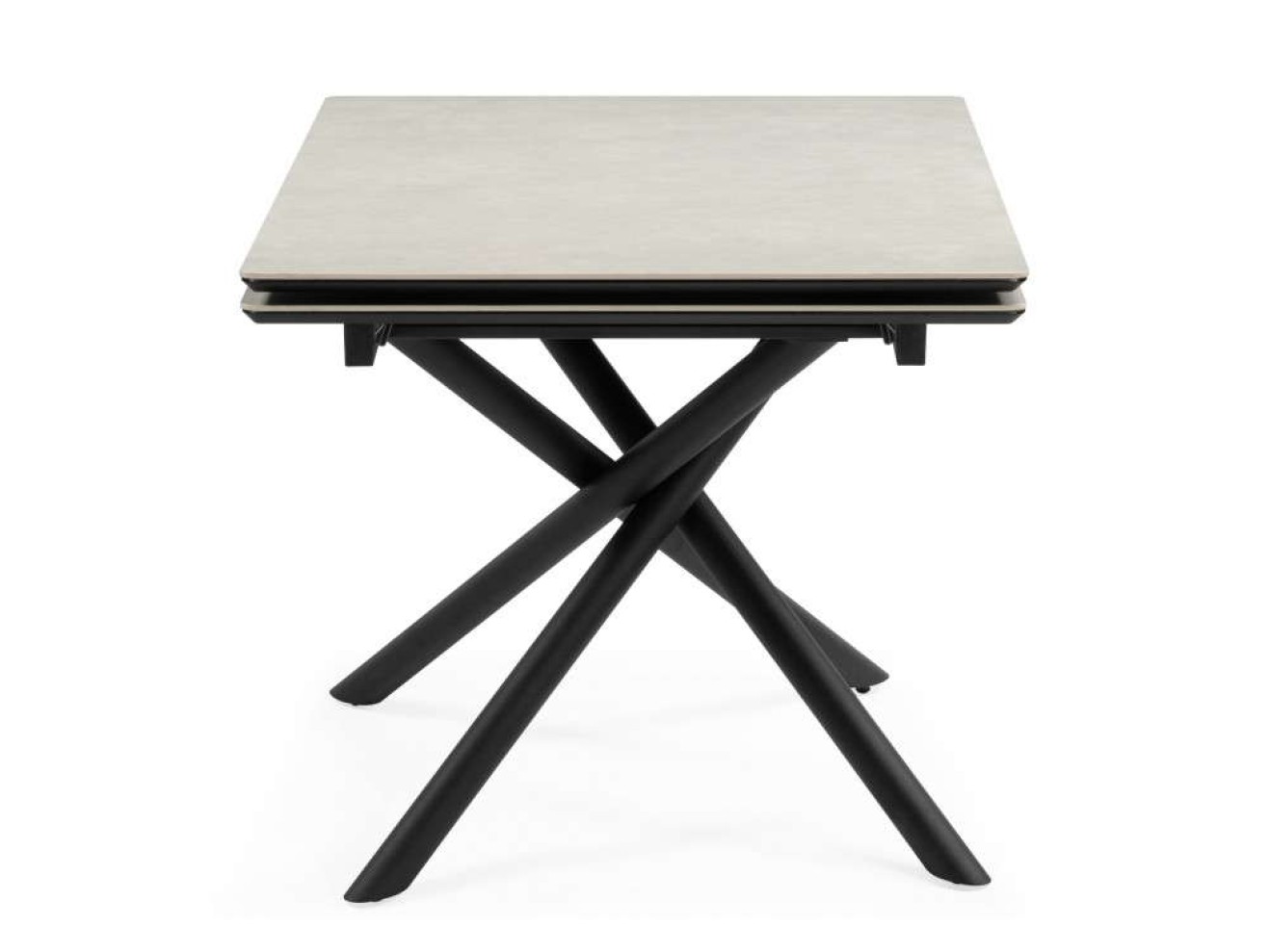 Мэриан 140 (200) х 80 carmen light grey / черный Керамический стол арт. 1353921