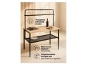 Нари 120х50х171 делано / черный матовый Барный стол