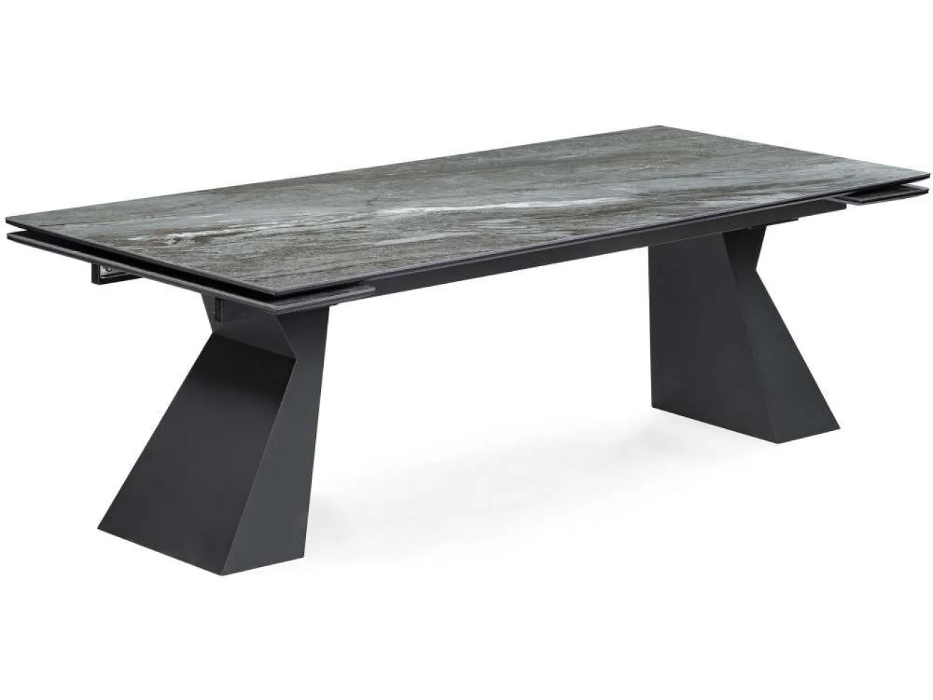 Денхольм 240(300)х100х75 mosco nero matt / черный Керамический стол арт. 1576607