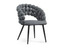 Ball dark gray / black Стул на металлокаркасе арт. 1576377