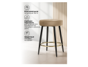 Plato dark beige Барный стул