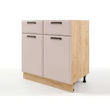 Шкаф напольный Призма с 2-мя ящиками и дверцами 800х820х476