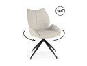 Miranda 360 крутящийся beige / black Стул на металлокаркасе