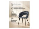 Ball dark gray / black Стул на металлокаркасе арт. 1576377
