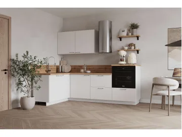 КГ Угловой 1500х2400 (без пм) , Белый софт матовый  Арника РМ в.2