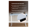Маркос 140х80 голубой / белый Компьютерный стол