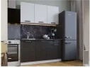 Кухонный гарнитур Григгс 1,5м камень светлый/камень темный арт. 1215847