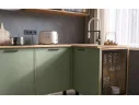 Кухня Бьянка 3,8х1,2/1080м, Крафт золотой/Олива софт арт. 1576543