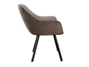 Стул DikLine 252 М поворотный, NS05 CAPPUCCINO, ножки черные арт. 1041509