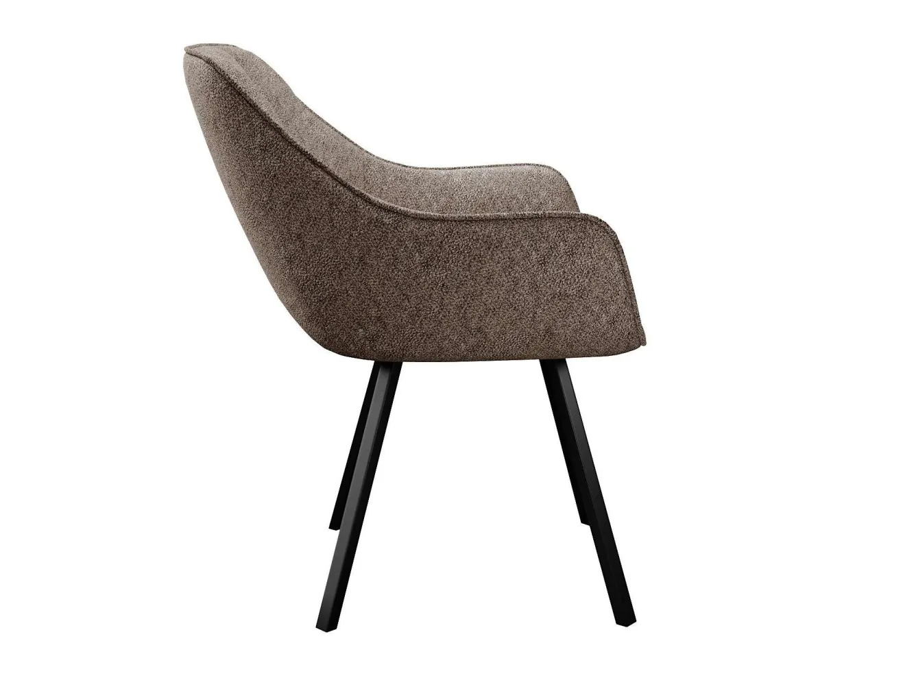Стул DikLine 252 М поворотный, NS05 CAPPUCCINO, ножки черные арт. 1041509