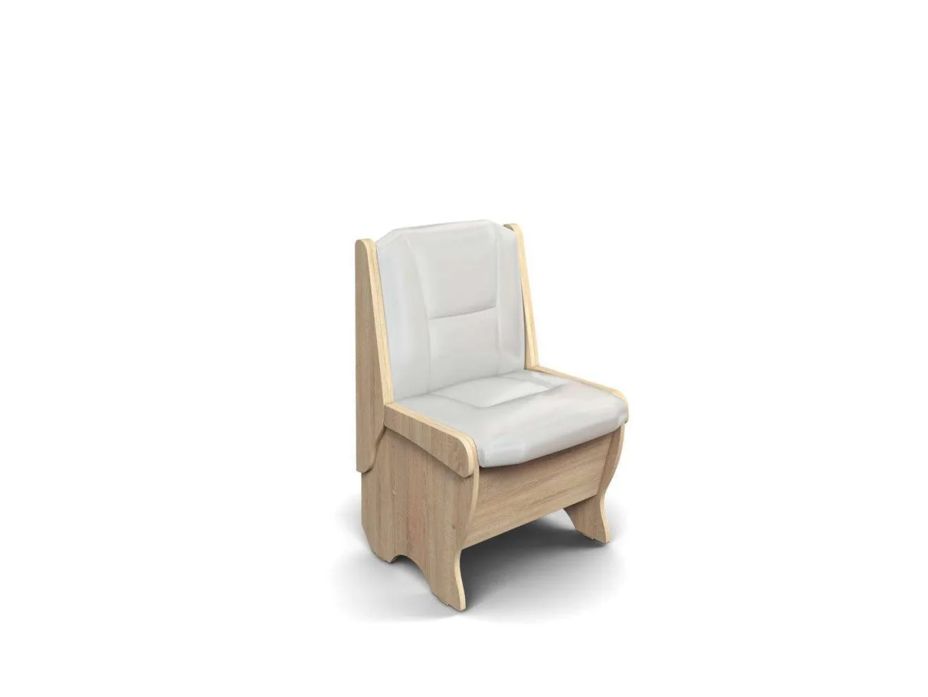 Скамья Лотос 550 дуб/милк арт. 837429