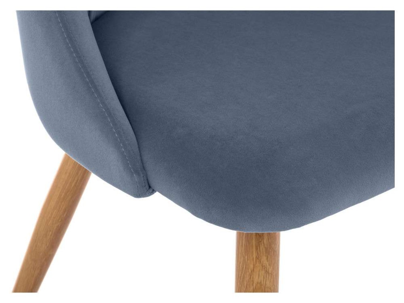 Morgan blue / wood Стул на металлокаркасе арт. 778213