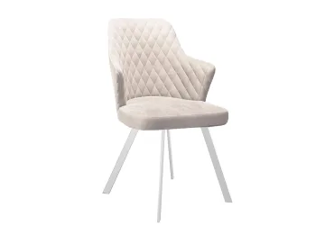 Стул DikLine 345 C103 крем, ножки белые