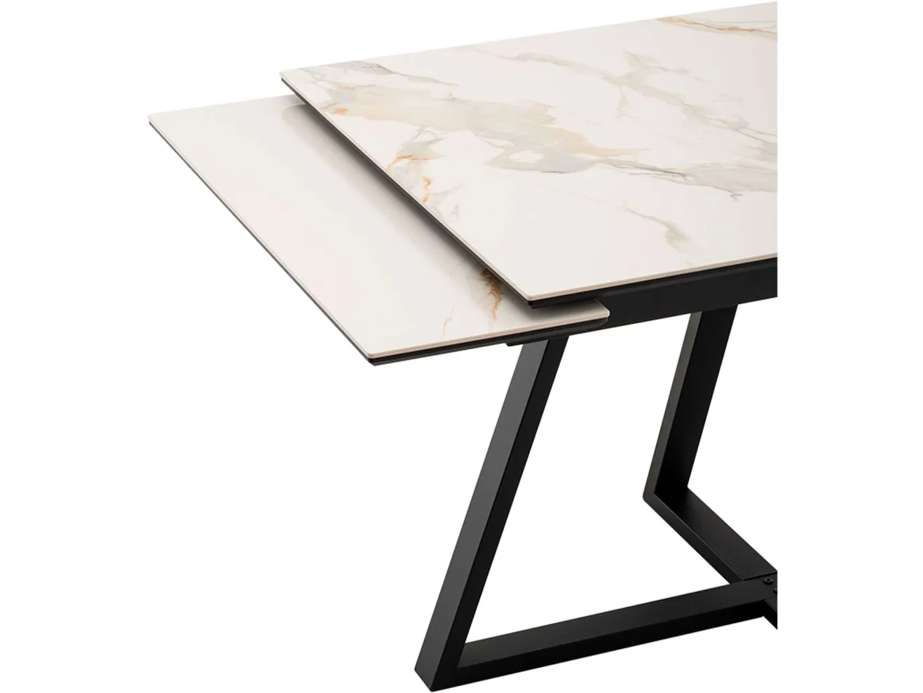 Стол STOOL GROUP Кассика 120/80 керамика Белый/Черный арт. 1568335