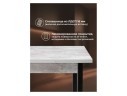 Форли бетон / черный матовый Стол деревянный