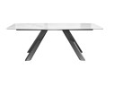 Стол DikLine KS220 керамика Cloud (белый глянец C11 )/опоры черные