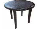Стол пластиковый арт.ЭП 013679 круглый (шоколад) арт. 1596427