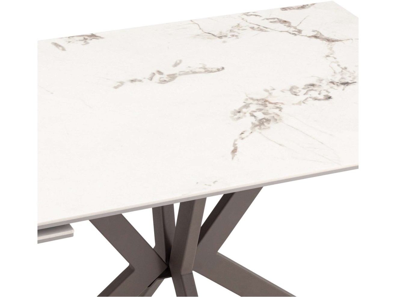 Стол обеденный STOOL GROUP Marmer 120-180/80/76 столешница МДФ16/керамика Капучино