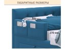 Мягкий защитный бортик синий